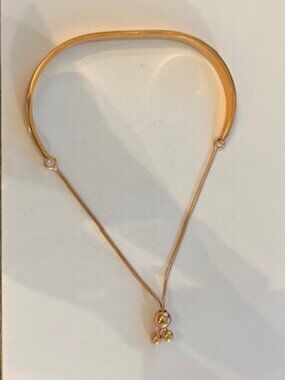 Rose Gold Adjustable Slider Bracelet | Minimalist Cuff Style | Fits Up to 8” Wri